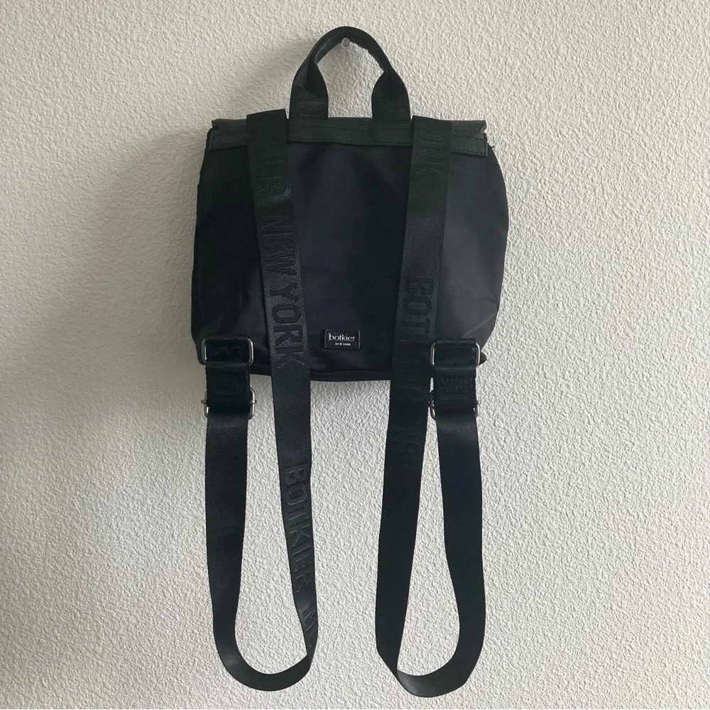 Botkier Mini Trigger Backpack Black Nylon Minimal Streetwear Utility Fall School
